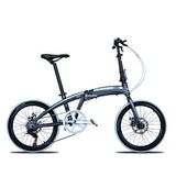20/22 inch Aluminum Alloy Frame 7 Speed Disc Brake Folding Bike