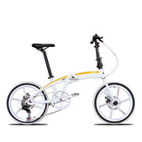 20/22 inch Aluminum Alloy Frame 7 Speed Disc Brake Folding Bike