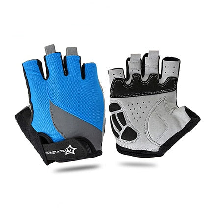 ROCKBROS Cycling Anti-slip Anti-sweat Breathable Half Finger Gloves