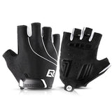 ROCKBROS Cycling Anti-slip Anti-sweat Breathable Half Finger Gloves