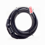 Bike 110cm Chains Blocks and anti-theft Spiral Combination Resettable Bike Cable Locks 4 Digit Code Combination