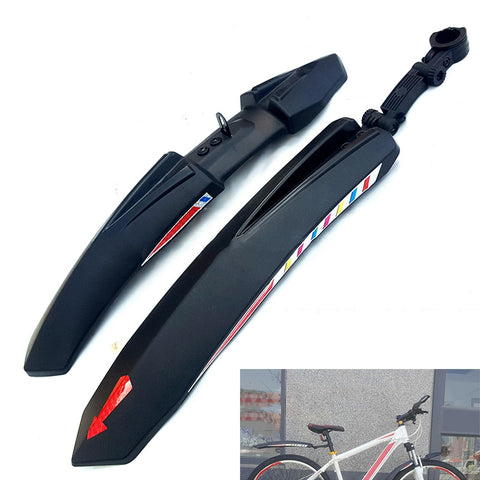 2Pcs Set Cycling Bicycle Front Rear Mudguard for Road Bike Mountain MTB