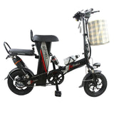 12-inch   Mini Double Seat Electric and Folding Bike